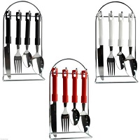Add a review for: 24 Piece Stainless Steel Cutlery Set Knives Forks Spoons Teaspoons 6 People New 