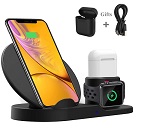 Add a review for: 3 in 1 Docking Station for AirPods Apple Watch 3/2/1, 7.5W for iPhone XS/XS Max/XR/X /8/8 Plus, 10W Fast-Charging for Samsung Galaxy S9/ S9 Plus/Note 8/ S8/ S8 Plus 