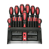 Add a review for: Dekton 50pc Magnetic Precision Torx Pozi Hex Slotted Phillips Screwdriver Set