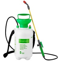 5L-Garden Sprayer Pressure Hand Pump Action with Adjustable Nozzle Weed Insecticide