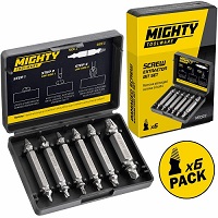 Add a review for: 6 Pack Damaged Screw Extractor Remover for Stripped Head Screws Nuts Bolts