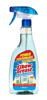 3 x Elbow Grease Glass Cleaner Trigger Bottle Spray 500ml Cleaning Glass Windows