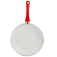 Add a review for: 28cm Ceramic Non Stick Frying Pan Easy Clean Soft Grip Handle Red Gas Hob 