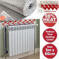 Add a review for: Radiator Heat Reflection Insulation Foil Save Money Energy Reflective Insulation