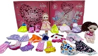 Doll Advent Calendar with 8" Doll & 24 Surprises,