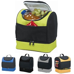 7.5L Double Cooler Cool Bag Box Picnic Camping Food Drink Festival Shopping Ice 