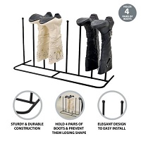 Add a review for: 4 Pair Wellington Walking Boot Rack Stand | Wellies Welly Shoes | Indoor/Outdoor