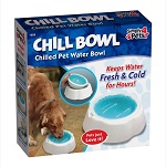 Add a review for: Water Cooling Drinking Bowl for Dogs Cats Pets Keeps Water Chilled Cold Fresh 