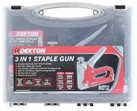 Add a review for: Dekton 3 In 1 Staple Gun With Staples, Heavy Duty Stapler Ideal For Home, Office