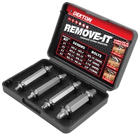 Add a review for: Dekton 4pc Broken Damaged Screw Extractor Removal Remover Garage Tool Bit Set