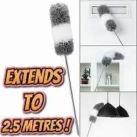 Add a review for: 3637 Extendable handle Feather Duster 250cm Long Telescopic Magic Static Duster Brush