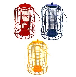 Add a review for: Hanging feeder Squirrel Proof Guard Bird Fat Ball Seed Nut feeding GardenTray