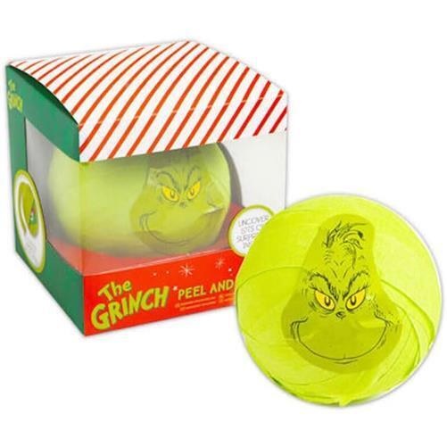 The Grinch Peel and Reveal Christmas Pass the Parcel Party Family Game Surprise
