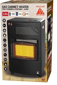 4.2KW Portable Indoor Gas Heater Home Calor Butane Heating with Regulator Hose