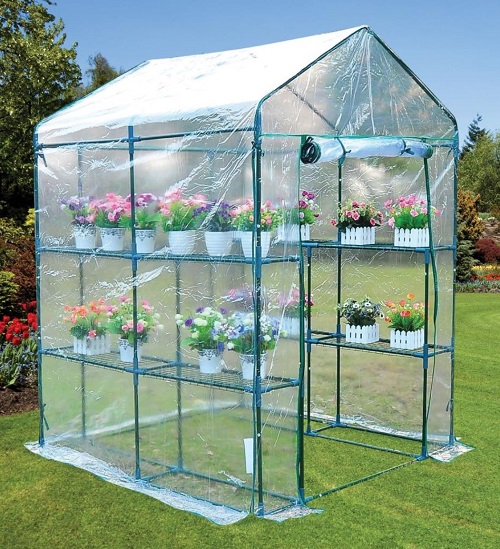 Green House with 8 shelves