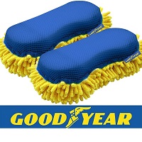 Add a review for: 2Pcs Goodyear 2 in 1 Microfibre Noodle Sponge Valet Car Wash Cleaning Mesh Pad
