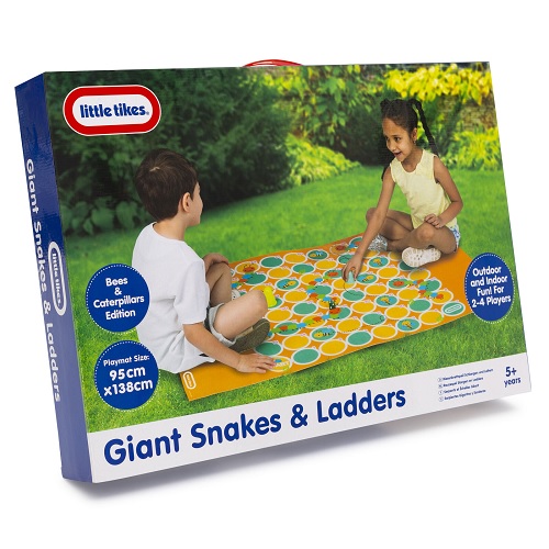 Little Tikes Giant Snakes and Ladders Game Outdoor Indoor Family Kids Fun