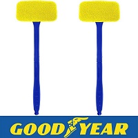 Add a review for: 2Pcs Goodyear Windscreen Wonder Microfibre Cleaning Defogging Pad Long Handle