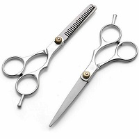 6" Professional Hairdressing Scissors Thinning Shears Set Barber Hair Cutting