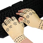 Add a review for: Pair of Therapeutic Compression Gloves 3 Way Relief from Aching Hands Magnetic