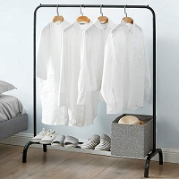 EFG CR90 Heavy Duty Metal Clothes Rail Stand Hanging Storage Shelf Bedroom Garment Rack