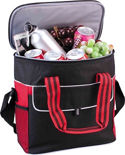 Cooler Bag for Picnic Camping Drinks Ice Pack Chill + Handle and Shoulder Strap