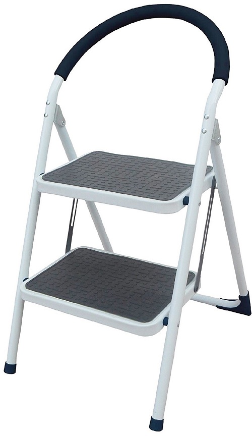 Click to open expanded view ViVo 2 Tread Kitchen Home Folding Easy Storage Step Ladder Stepladder Stool 