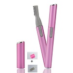 Add a review for: Electric Portable Eyebrow Shaver Trimmer Lady Eyebrow Razor Knife Perfect for Shaving Body Hair Remover（Lovely Pink） 