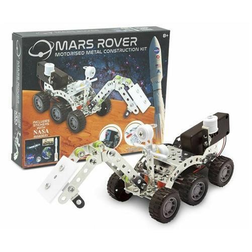 Build Your Own Mars Rover Motorised Vehicle Construction 137pc NASA Stickers