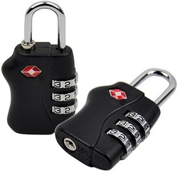 Add a review for: Vivo TSA Approved 3 Combination Travel Suitcase Luggage Padlock Number Code Lock Pin 