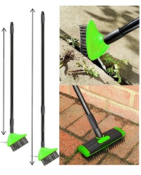 Add a review for: 3 in 1 Telescopic Weed Remover Brush Wire Head Paving Decking Clean Scrub Moss