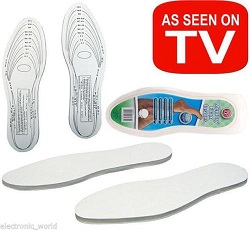 Add a review for: 2 set  X MEMORY FOAM ORTHOPEDIC SHOE FOOT INSOLES UNISEX 