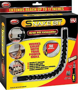 Add a review for: Snake Bit Flexible Power Drill Bit Extender Flexible Extension