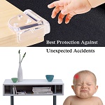Add a review for: 4x Safety Corner Protectors Baby Child Table Furniture Edge Soft Kids Guards Sponge