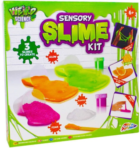 Weird Science Sensory Make Your Own Slime Kit Glowing Scented Foaming Slimes