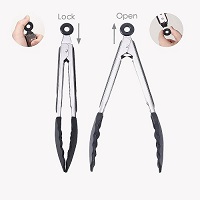 Add a review for: 2 X Silicone Tongs 9