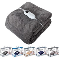 Add a review for: Electric Heated Throw Over Blanket Soft Shaggy Fleece 9 Heat Settings 160x130