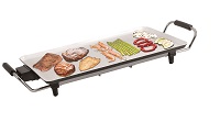 Add a review for: Electric Teppanyaki Table Top Grill Griddle BBQ Barbecue Camping & Spatulas With ceramic coating