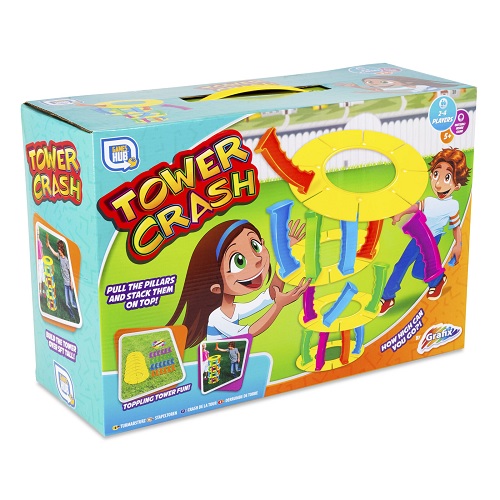 Tower Crash Stacking Challenge Tumble Toppling Children's Kids Family Game