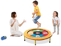 Add a review for: Vivo  Kids Dancing Trampoline Game with Sounds and Music the perfect workout mini-trampoline mat for any child and hours of fun educational light, shapes, coordination