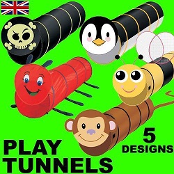 Add a review for: POP UP PLAY LONG TUNNEL FOR CHILDREN / GIRLS / BOYS INDOOR OUTDOOR FUN XMAS TOY