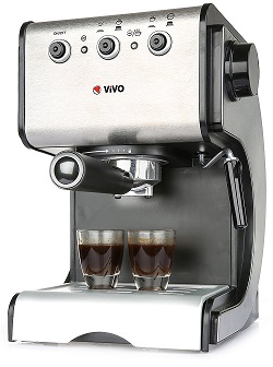 Add a review for: Vivo  Stainless Steel 1050W 15 Pump Espresso Coffee Maker Machine With Cup Warming Frother Professional