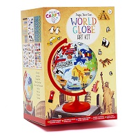 Add a review for: Design Your Own World Globe Art Kit