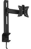 Single Arm Lorenzo Porsche Black LCD Desk Mounting System for LCD Monitor Screen & TV up to 37"