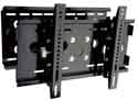 Lorenzo Porsche Quad Cantilever Arm Full Motion Carbon Black Easy Installation Ultra Low Profile Flat Panel LCD TV Wall Mount Bracket with Touch & Tilt System up to 37"