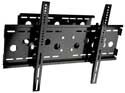 Lorenzo Porsche Quad Cantilever Arm Full Motion Carbon Black Easy Installation Ultra Low Profile Flat Panel LCD TV Wall Mount Bracket with Touch & Tilt System up to 55"