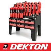Add a review for: 100pc Dekton Screwdriver Set Home DIY Tool Kit Repair Precision Hand Tools