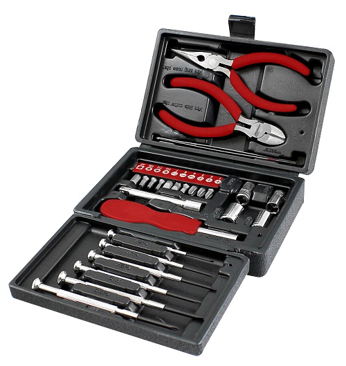 Multipurpose 26pc Tool Kit with Screwdriver Bits in Compact Case Pro DIY NEW