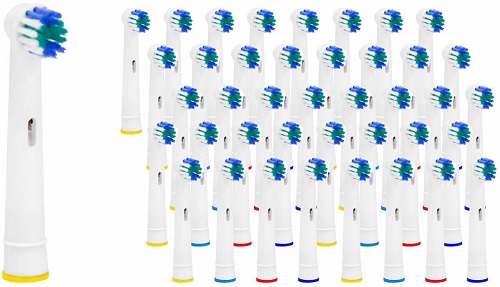 40 x Oral-B Compatible 3D White Electric Toothbrush Replacement Tooth Brush Head