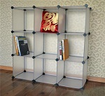 9 Easy Cube Storage Cupboard Shoe Rack Shelf Book Clothes Toys Wardrobe Shelves